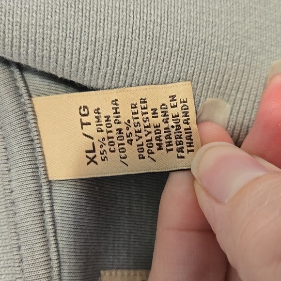Tommy Bahama Men's Vintage Light Gray Polo Shirt - Size XL - Picture 3 of 6